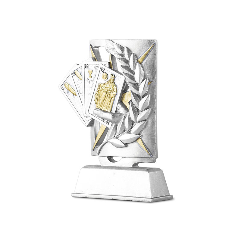 19-1449-1 CLASSIC CARDS TROPHY 16CM (OUTLET) - Image 1