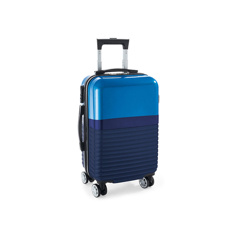 92160_1 TRAVEL TROLLEY IN ABS AND PC BLUE - Image 1