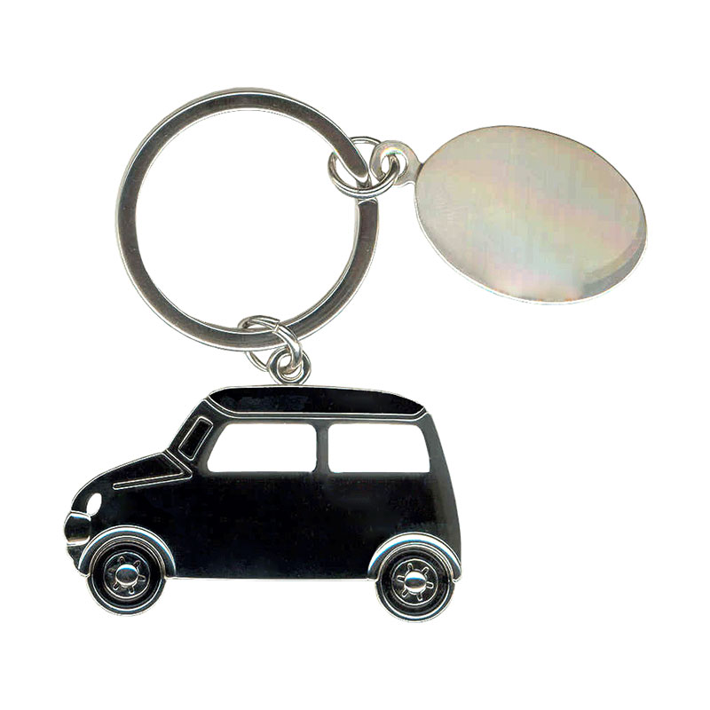 C005994 KEYRING IN BLACK CAR SHAPE - Image 1
