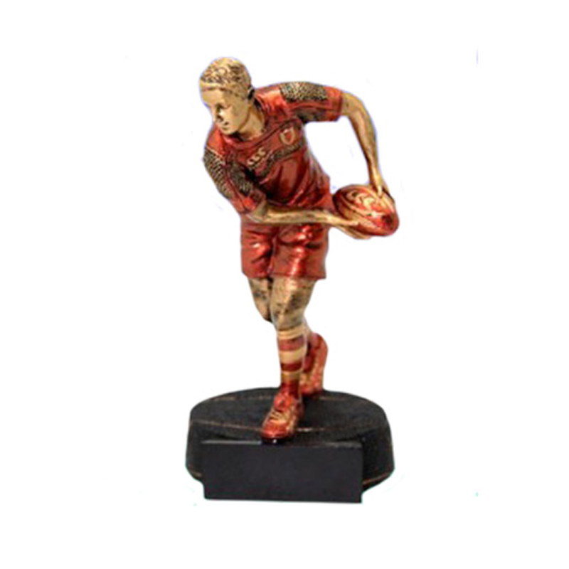 RF0075A RUGBY PLAYER FIGURE TROPHY 16CM - Image 1