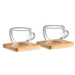 SET OF 2 DOUBLE WALL ESPRESSO GLASSES - Image 3