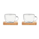 SET OF 2 DOUBLE WALL ESPRESSO GLASSES - Image 2