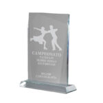 DELUXE 28CM RECTANGLE CRYSTAL AWARD – OUTLET EDITION WITH GIFT BOX