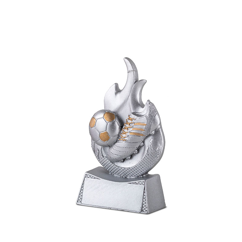 19-1234-0.jpg FOOTBALL TROPHY 11CM SILVER BOOT (OUTLET) - Image 1