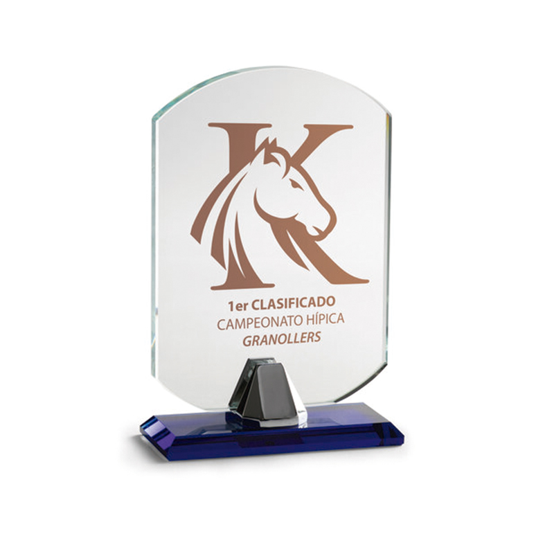 20-2331-2 PREMIUM CRYSTAL AWARD 15CM – CUSTOM ENGRAVED RECOGNITION TROPHY - Image 1