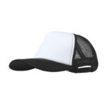 ZODAK TRUCKER CAP – 5-PANEL SOFT-FINISH POLYESTER CAP WITH WHITE FRONT PANEL - Image 3