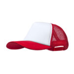 ZODAK TRUCKER CAP – 5-PANEL SOFT-FINISH POLYESTER CAP WITH WHITE FRONT PANEL - Image 2