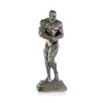 FITNESS & BODYBUILDING TROPHY 27CM WITH CUSTOM PRINTED PLATE – PERSONALIZED FIT