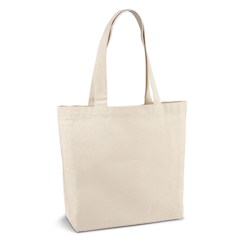 92820_1.jpg BETO TOTE BAG – 100% COTTON WITH POCKET (450 X 380 X 105 MM) - Image 1