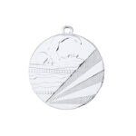 CUSTOM SILVER SWIMMING MEDAL 50MM – PERSONALISED AWARD FOR SWIMMERS