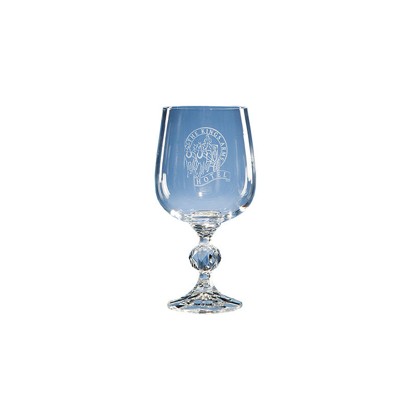 D22.jpg 340ML CLAUDIA CRYSTALITE GOBLET – LARGE LEAD-FREE WINE GLASS - Image 1