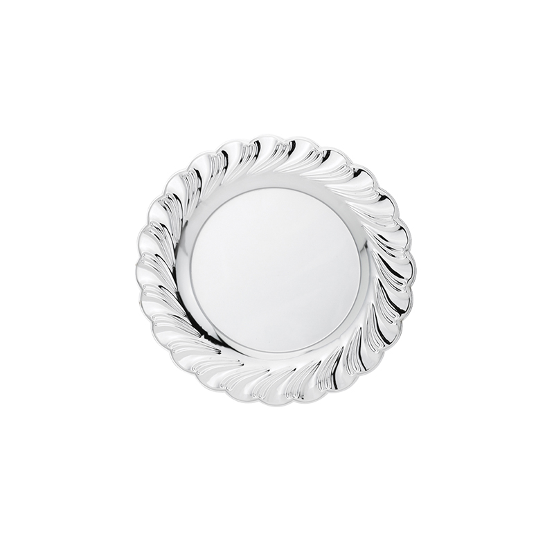 D232-1.jpg 24CM SILVER AWARD TRAY – CUSTOMISED PRESENTATION PLATE - Image 1