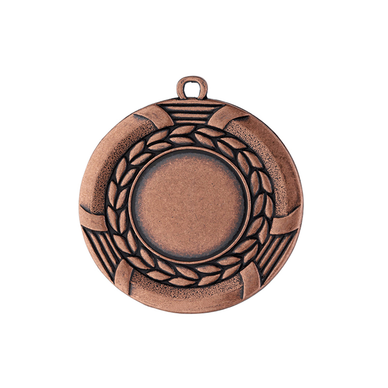 EPA002B CUSTOM BRONZE MEDAL 50MM WITH PRINTED LABEL – PERSONALIZED AWARD MEDAL - Image 1