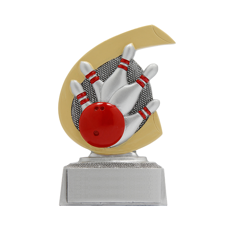 FG260.jpg BOWLING TROPHY AWARD 10CM - Image 1