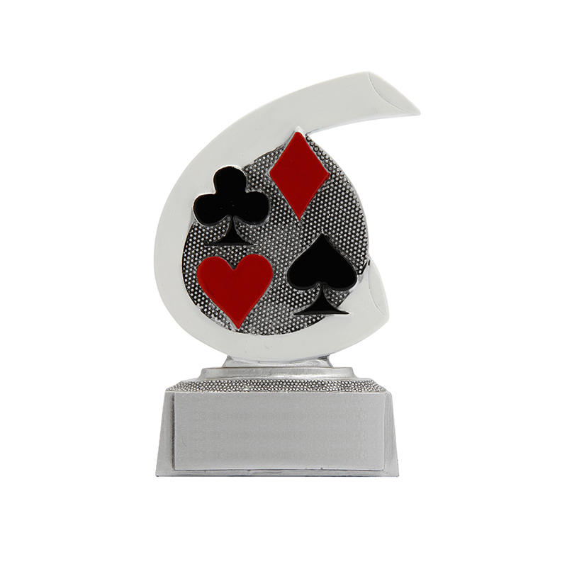 FG264.jpg CARDS FIGURE TROPHY 10CM - Image 1