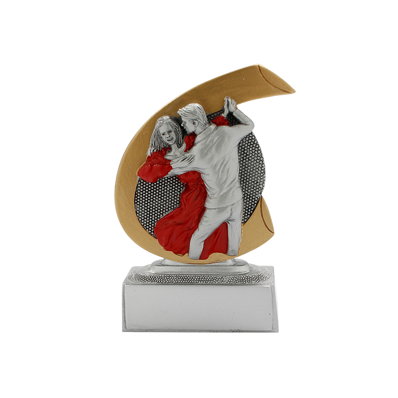 FG270.jpg DANCE TROPHY 10CM WITH CUSTOM PRINTED PLATE - Image 1