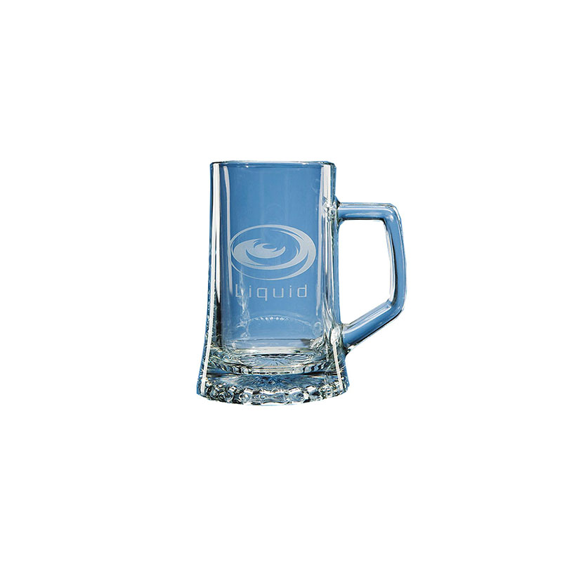 L67.jpg LARGE STERN BEER TANKARD 0.5L – AFFORDABLE CUSTOM GLASS BEER MUG WITH PATTERNED - Image 1