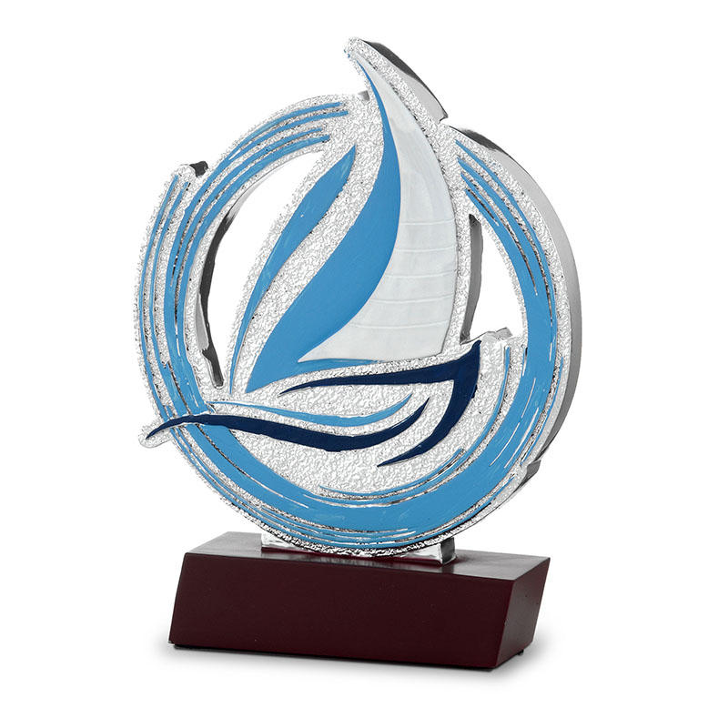 17-8524-1.jpg SAILING TROPHY 16.5CM (PRINTING INCLUDED) - Image 1