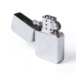 METALLIC LIGHTER WITH CHILD PROTECTION