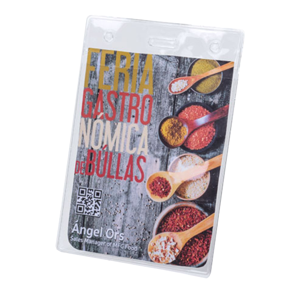 4826-1.png ID BADGE IN PVC IN VERTICAL DESIGN - Image 1