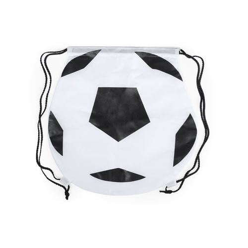 5889.FOOTBALL FOOTBALL DRAWSTRING BACKPACK – BOLD SOCCER DESIGN - Image 1