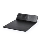 PU LEATHER MOUSEPAD WITH BUILT-IN WIRELESS CHARGER