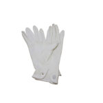 PAIR OF WHITE PARADE GLOVES WITH BUTTON – CEREMONIAL USE | 24H DISPATCH