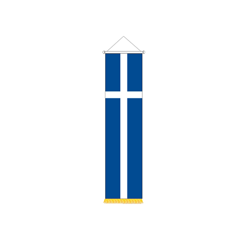 FLA025-1.jpg GREECE CITY BANNER – 210X60CM VERTICAL STREET FLAG | 24H DISPATCH - Image 1