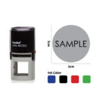 TRODAT ROUND TEXT STAMP 5CM