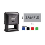 TRODAT SELF-INKING STAMP 6X3CM – CUSTOM TEXT | ECO-FRIENDLY | 24H DISPATCH