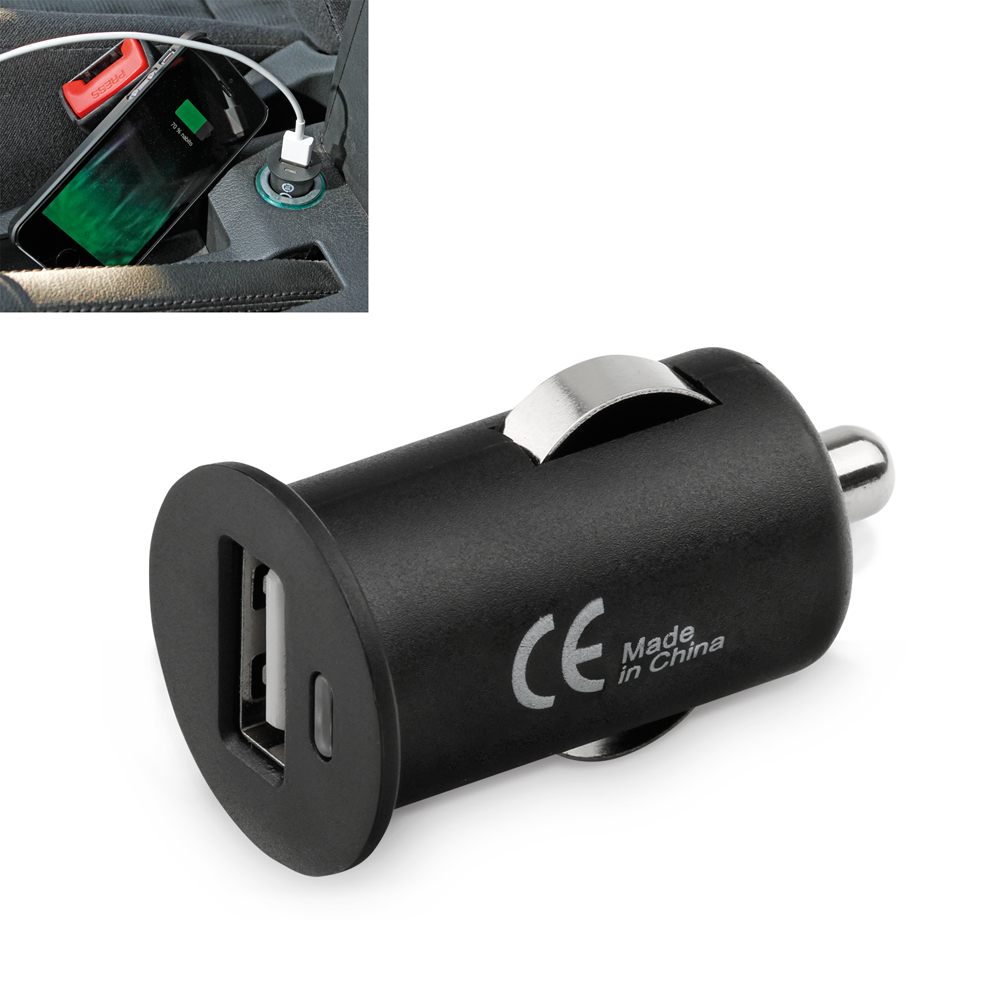 45192.jpg USB CAR ADAPTER | 5V/1A | 12–24V INPUT | COMPACT MOBILE CHARGER | 2.5 X 4.5 CM - Image 1