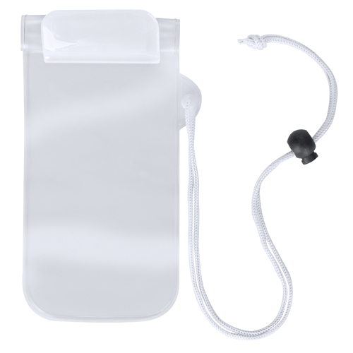 3042_1.jpg PVC BAG – 9.5x23CM | WATERPROOF DRY POUCH WITH SAFETY CLOSURE & NECK STRAP - Image 1