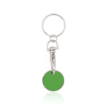 METALLIC KEYCHAIN COIN WITH CARABINER – FUN DESIGN IN ASSORTED COLORS - Image 4