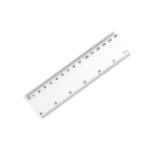 15CM RULER WITH BODY IN SMOOTH BRIGHT FINISH - Image 3