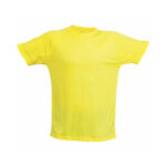 YELLOW FLUORO TECHNIC PLUS TEE | HIGH VISIBILITY | 100% POLYESTER