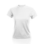 WOMEN'S WHITE SPORTS TEE | 100% POLY | 135GSM | SUBLIMATION & CUSTOM BRANDING