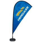 TEARDROP FLAG 3M (FLAG, POLE, BASE)