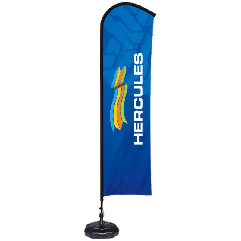 FLA903 FEATHER FLY BANNER 3.5M (FLAG, POLE, BASE) - Image 1