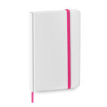 SOFT-TOUCH NOTEPAD WITH CUSTOMIZABLE WHITE COVER – 80 BLANK SHEETS | 9x14CM - Image 2