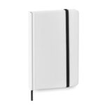 SOFT-TOUCH NOTEPAD WITH CUSTOMIZABLE WHITE COVER – 80 BLANK SHEETS | 9x14CM - Image 4