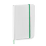SOFT-TOUCH NOTEPAD WITH CUSTOMIZABLE WHITE COVER – 80 BLANK SHEETS | 9x14CM - Image 6