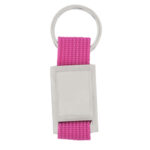 COLORFUL POLYESTER RIBBON KEYCHAIN – FUN DESIGN WITH DOMING-READY METAL BODY - Image 4