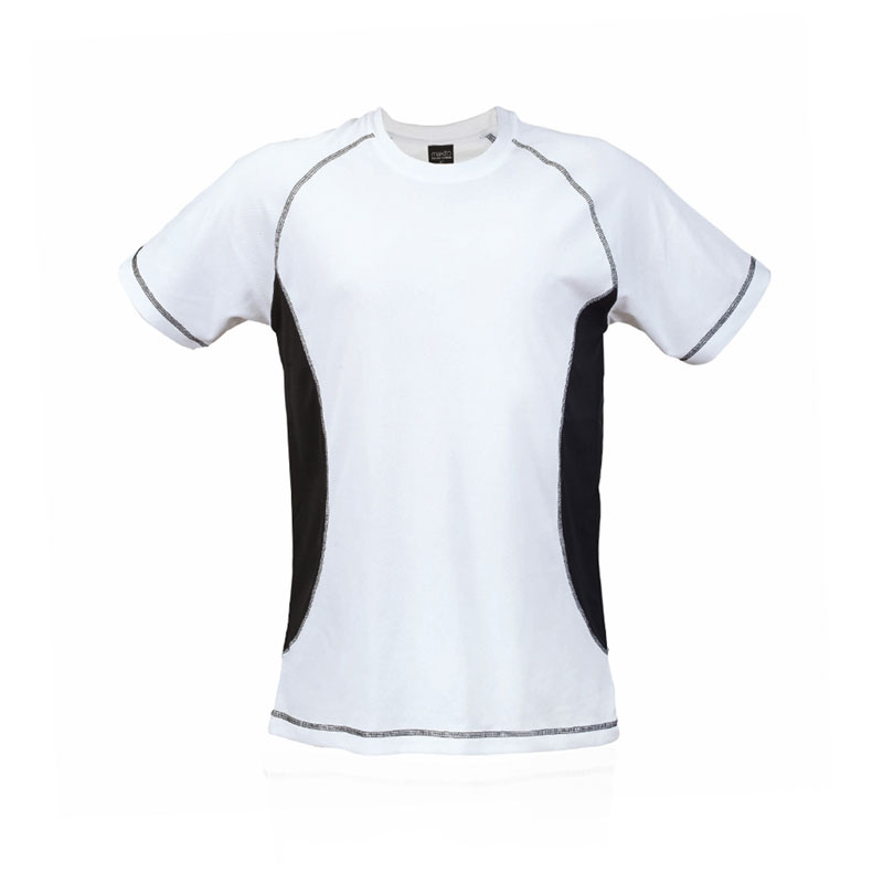 4473.02 BLACK SPORTS TEE TECNIC COMBI – BREATHABLE POLYESTER | UNISEX FIT S–XXL - Image 1