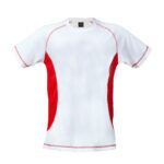 RED TECNIC COMBI SPORTS T-SHIRT – 100% BREATHABLE POLYESTER | SUBLIMATION READY