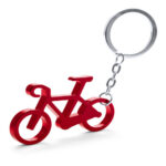 BICYCLE-SHAPED ALUMINIUM KEYRING – LIGHTWEIGHT & LASER PRINTABLE | 11G