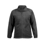 UNISEX BLACK POLAR FLEECE JACKET – HIZAN STYLE FOR EVERYDAY WARMTH
