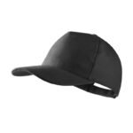 BAYON 5-PANEL COTTON BASEBALL CAP – ADJUSTABLE VELCRO STRAP & VENTILATED DESIGN - Image 4