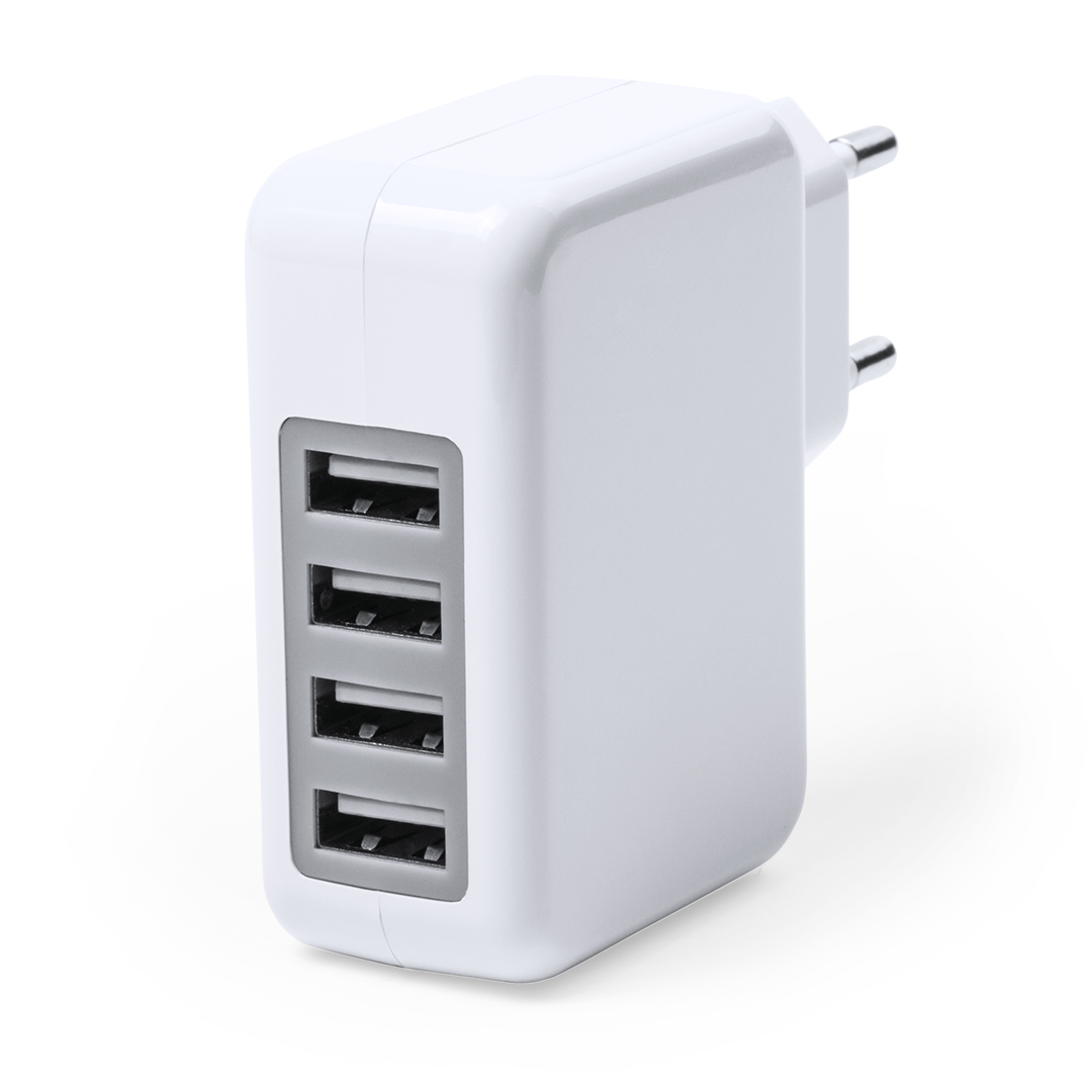 5162_1.jpg CHARGEMAX USB WALL CHARGER – 3100MA FAST CHARGING WHITE ADAPTER - Image 1