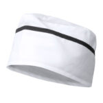 BRIGHTCHEF KITCHEN HAT – WHITE COTTON-POLYESTER WITH COLORFUL ACCENTS