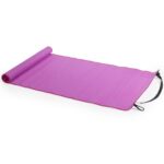 REIVEN FOLDING BEACH MAT – BRAIDED PP MAXI MAT WITH ELASTIC CLOSURES & HANDLE